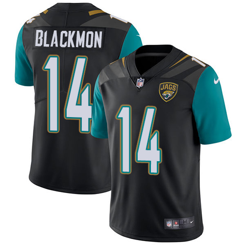 2019 Men Jacksonville Jaguars 14 Blackmon black Nike Vapor Untouchable Limited NFL Jersey